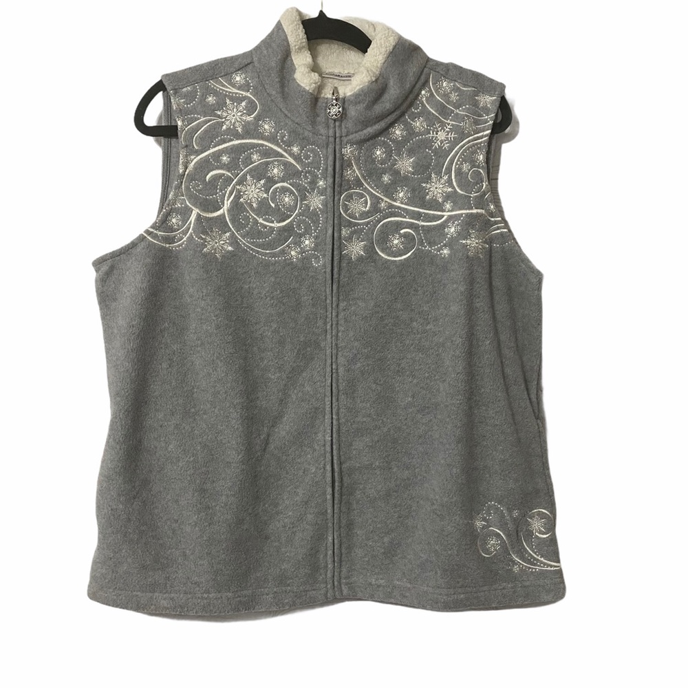 CROFT & BARROW Fleece Vest Size XL